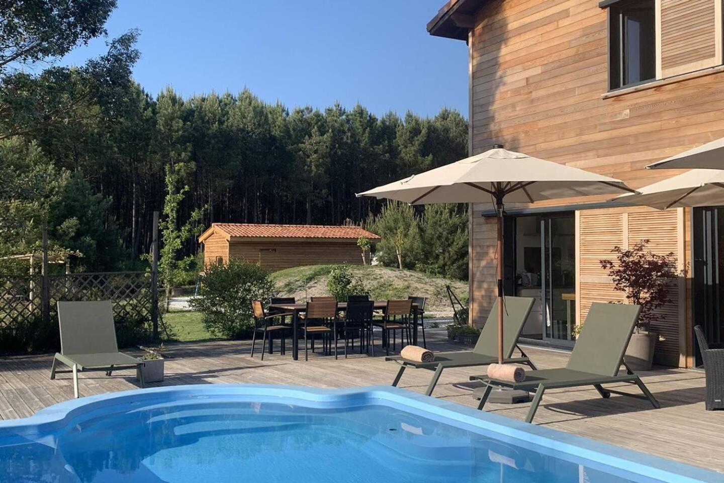 La Grange Du Coulin Hotel Onesse-et-Laharie Bagian luar foto